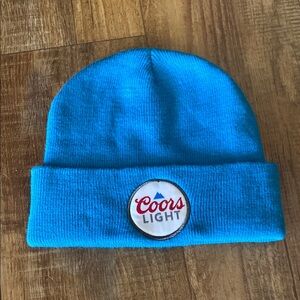 Coors Light made to chill Blue Beanie stocking hat